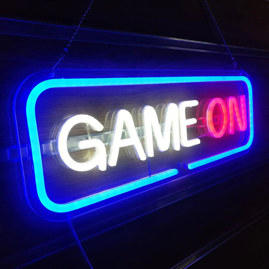 Game On Neon Signs Neon Lights Game console LED Neon Signs For Wall Decor Bar Lights Gaming Room Bedroom Decoration Lights